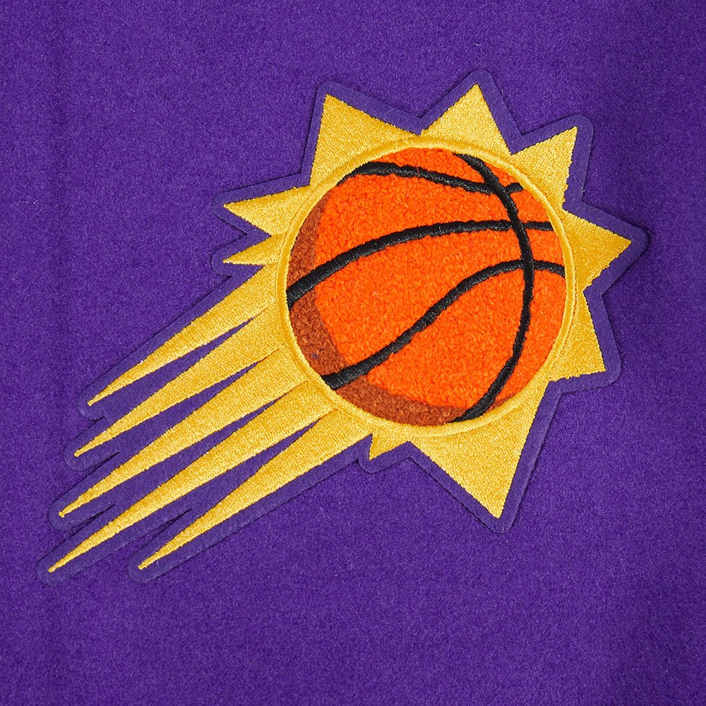 NBA PHOENIX SUNS CITY WOOL VARSITY JACKET - Rare Leather
