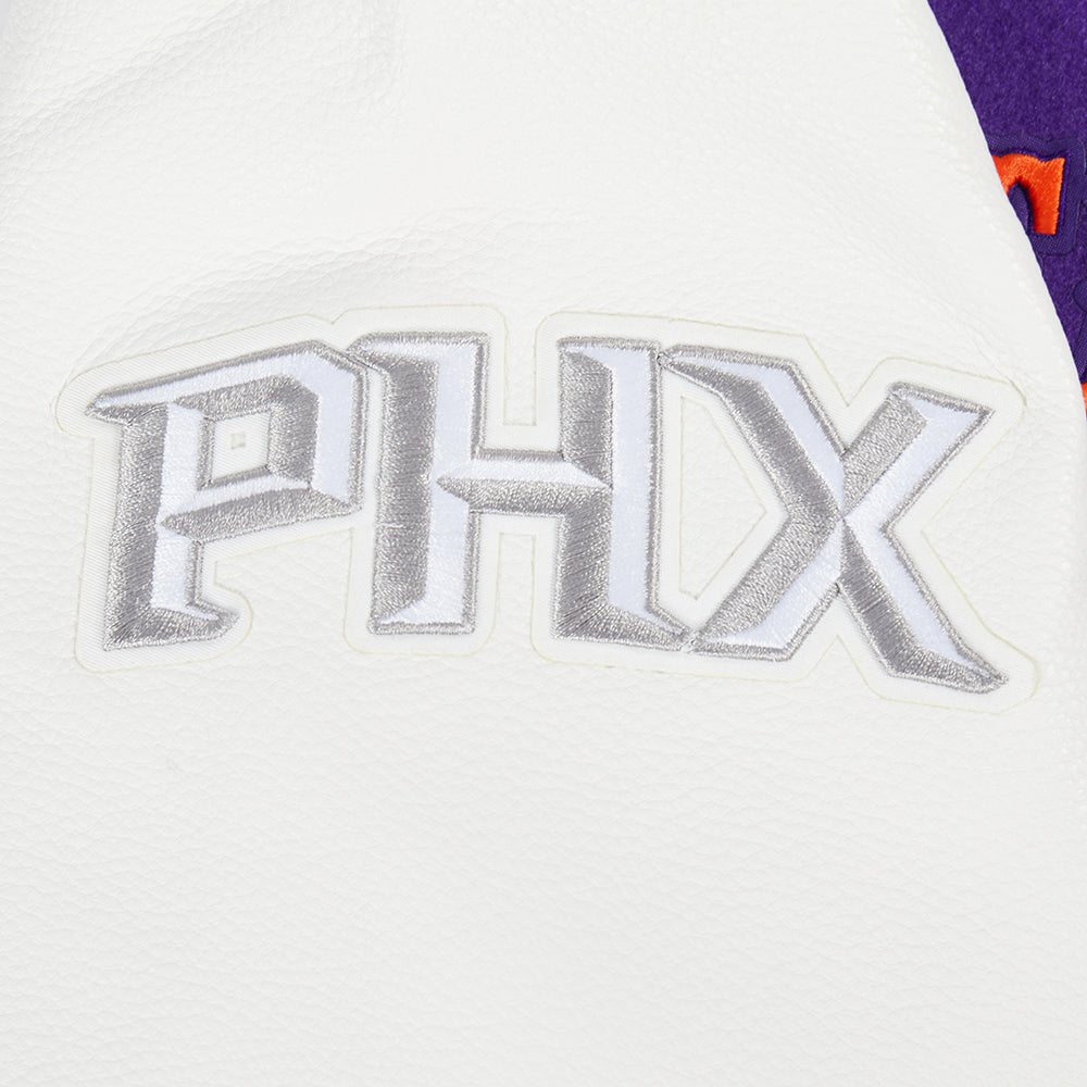 NBA PHOENIX SUNS CITY WOOL VARSITY JACKET - Rare Leather