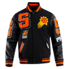 NBA PHOENIX SUNS MASHUP RIB WOOL VARSITY JACKET - Rare Leather
