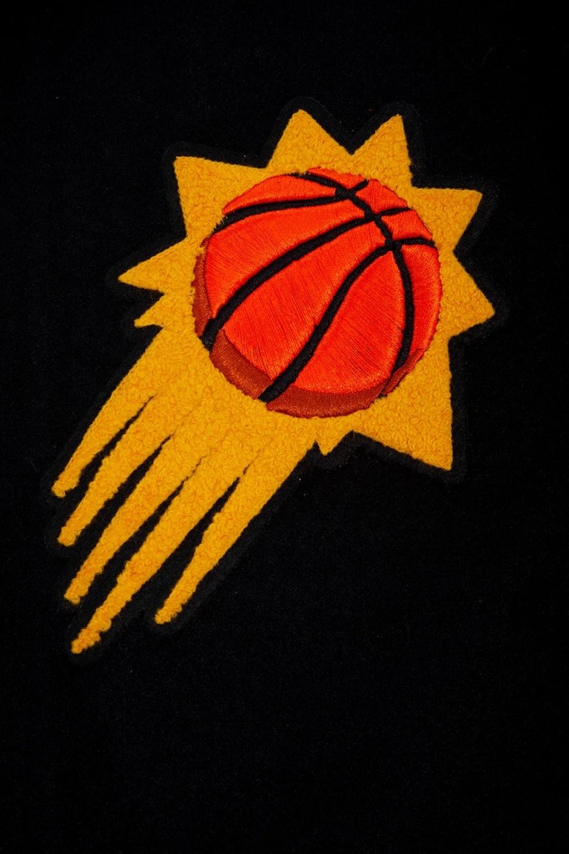 NBA PHOENIX SUNS MASHUP RIB WOOL VARSITY JACKET - Vox Leather