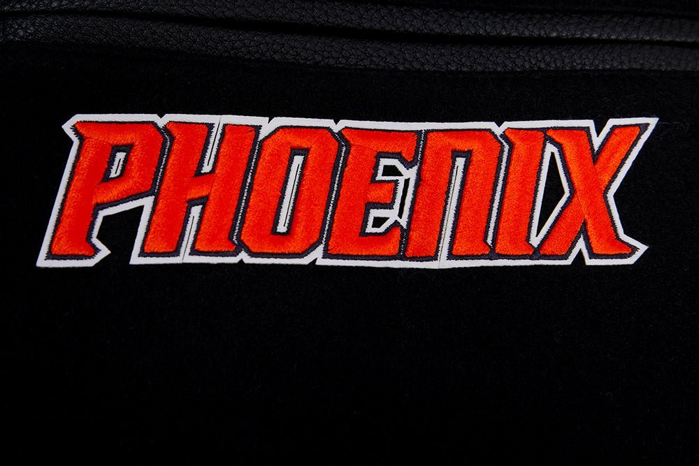 NBA PHOENIX SUNS MASHUP RIB WOOL VARSITY JACKET - Vox Leather