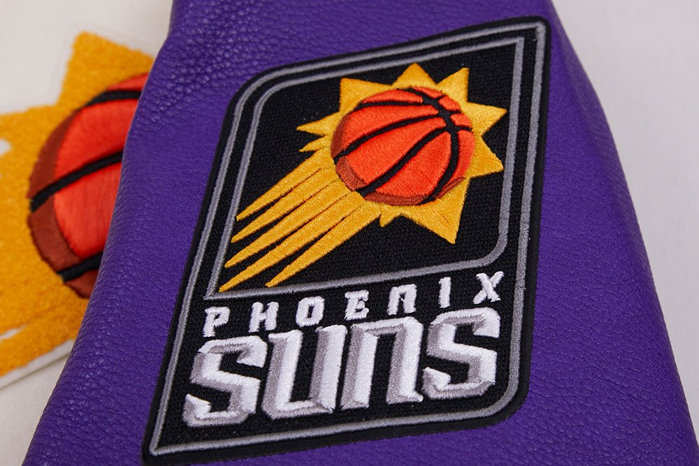 NBA PHOENIX SUNS RETRO CLASSIC WOOL VARSITY JACKET - Rare Leather