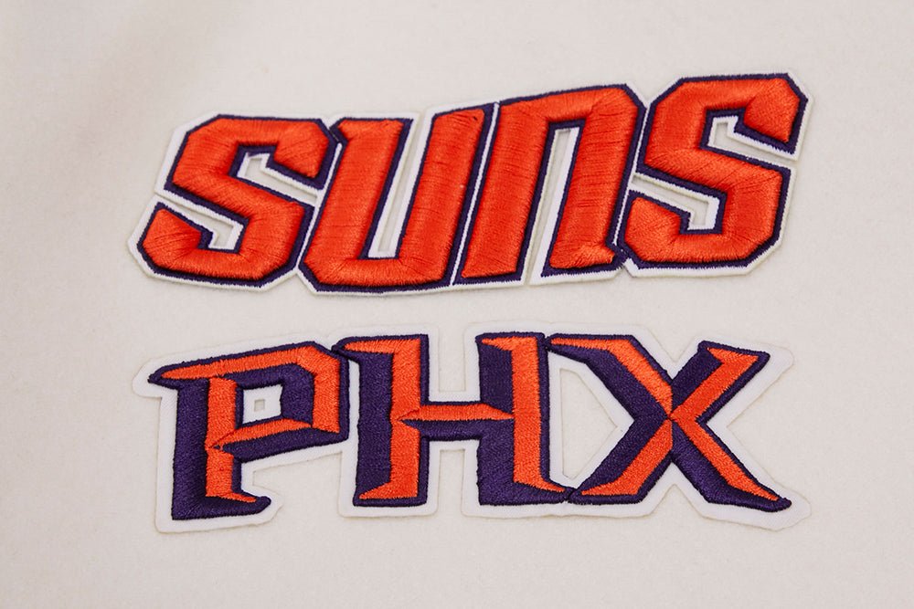 NBA PHOENIX SUNS RETRO CLASSIC WOOL VARSITY JACKET - Rare Leather