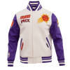 NBA PHOENIX SUNS RETRO CLASSIC WOOL VARSITY JACKET - Rare Leather