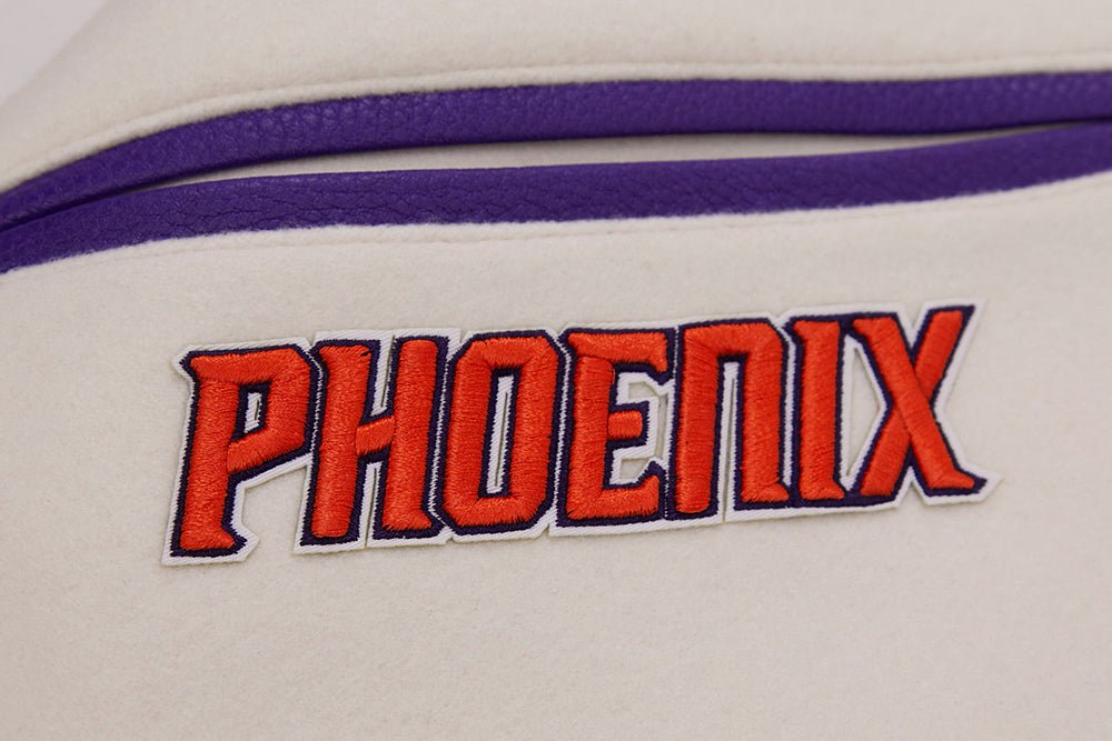 NBA PHOENIX SUNS RETRO CLASSIC WOOL VARSITY JACKET - Rare Leather