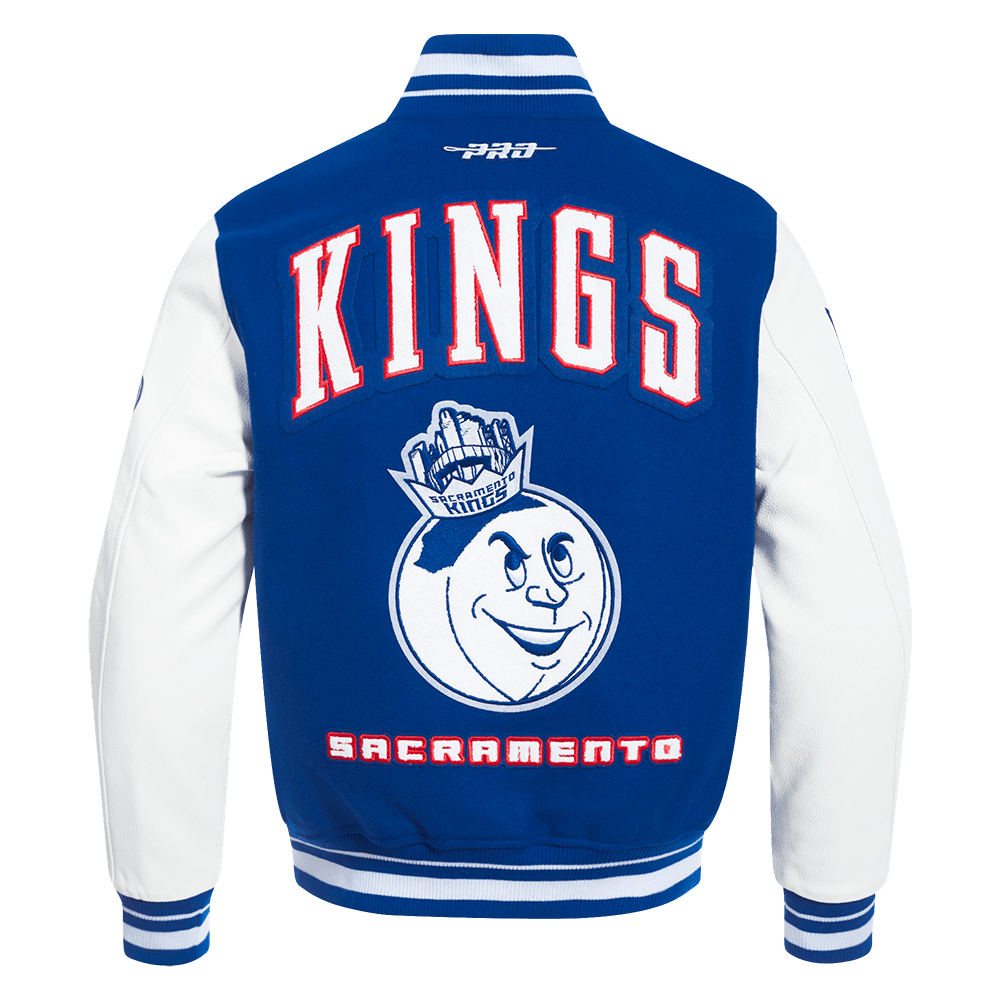 NBA SACRAMENTO KINGS CITY WOOL VARSITY JACKE - Rare Leather