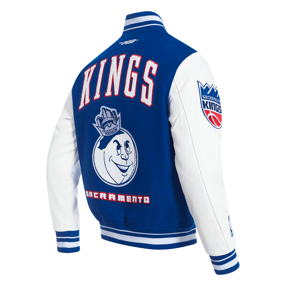 NBA SACRAMENTO KINGS CITY WOOL VARSITY JACKE - Rare Leather