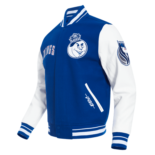 NBA SACRAMENTO KINGS CITY WOOL VARSITY JACKE - Rare Leather