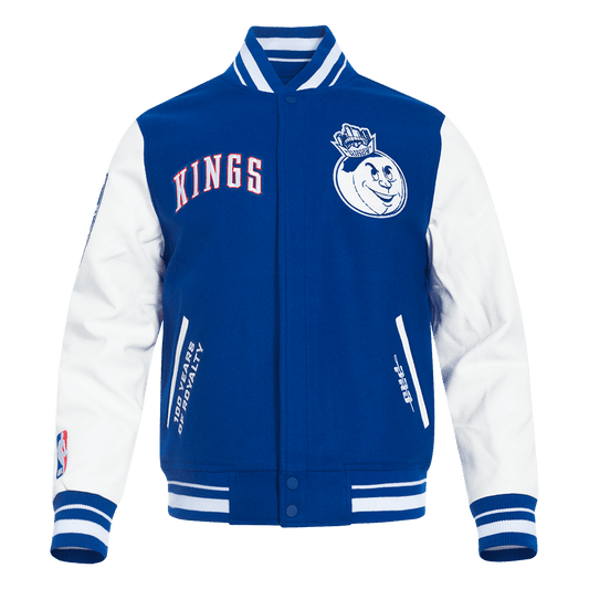 NBA SACRAMENTO KINGS CITY WOOL VARSITY JACKE - Vox Leather