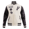NBA SAN ANTONIO SPURS RETRO CLASSIC WOOL VARSITY JACKET - Rare Leather