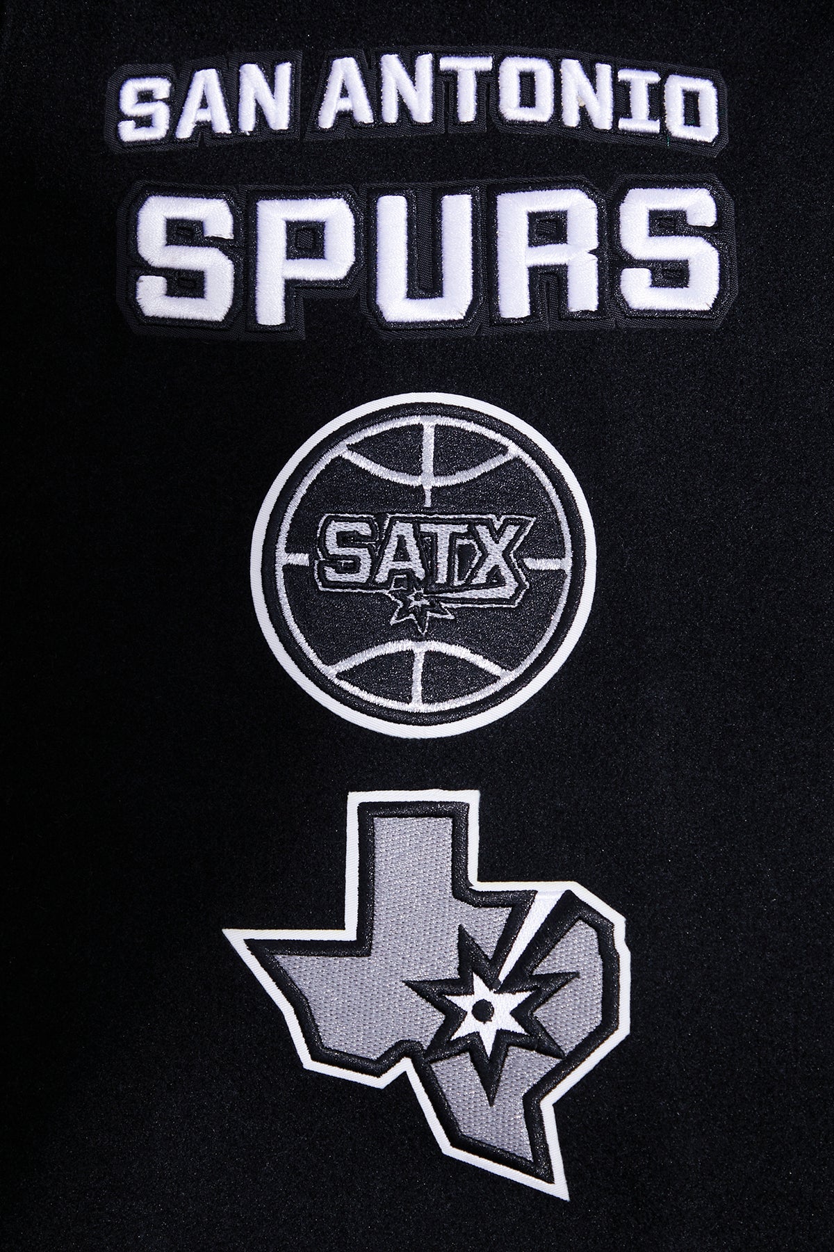 NBA SAN ANTONIO SPURS RETRO CLASSIC WOOL VARSITY JACKET - Rare Leather