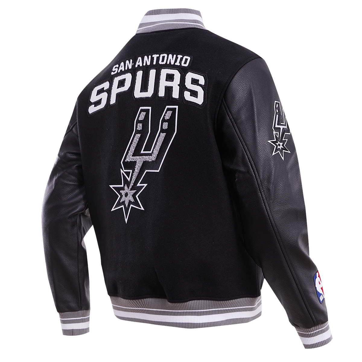 NBA SAN ANTONIO SPURS RETRO CLASSIC WOOL VARSITY JACKET - Rare Leather