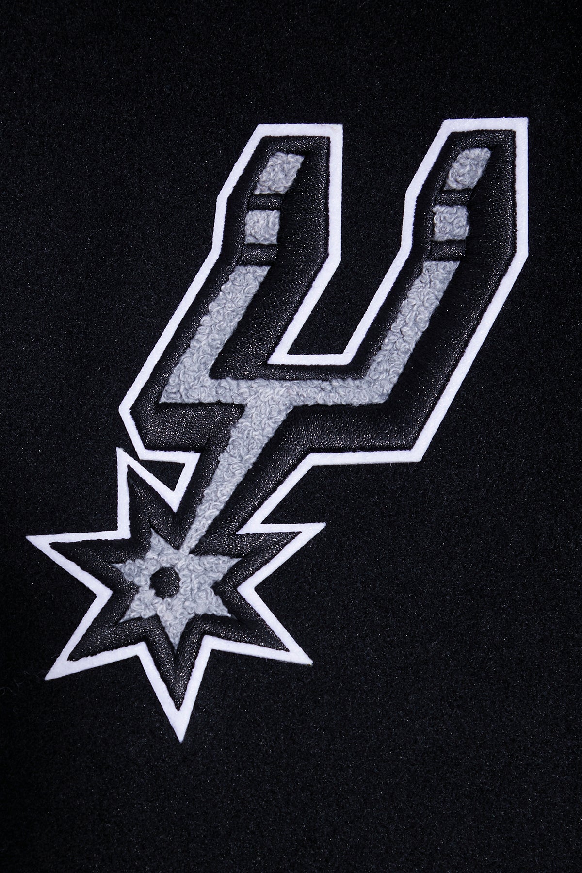NBA SAN ANTONIO SPURS RETRO CLASSIC WOOL VARSITY JACKET - Rare Leather