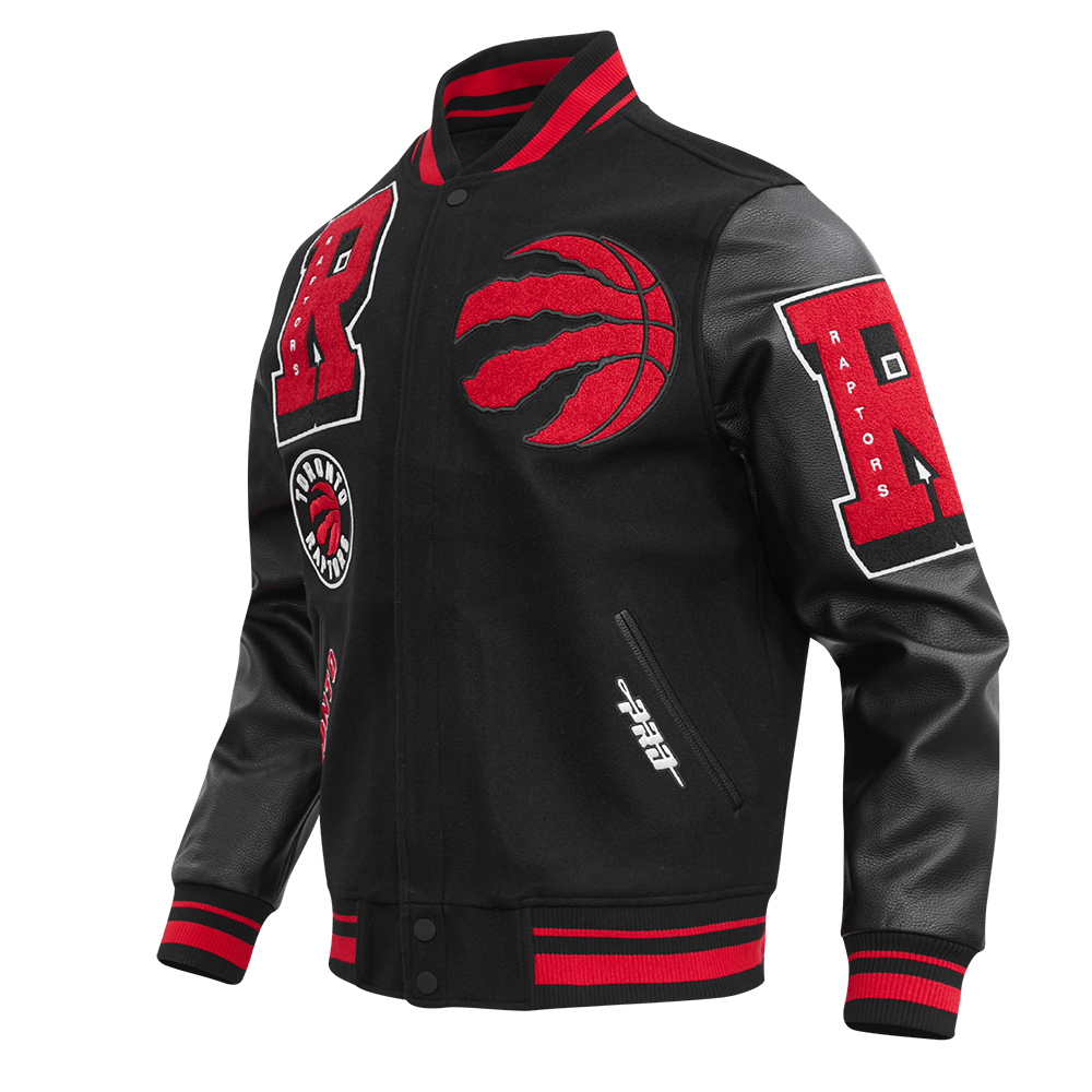 NBA TORONTO RAPTORS MASHUP WOOL VARSITY JACKET - Rare Leather