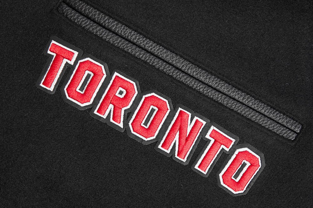 NBA TORONTO RAPTORS MASHUP WOOL VARSITY JACKET - Rare Leather