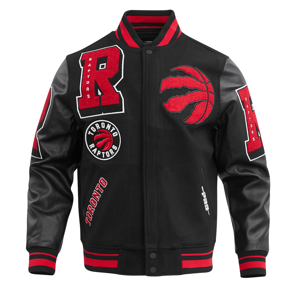NBA TORONTO RAPTORS MASHUP WOOL VARSITY JACKET - Rare Leather
