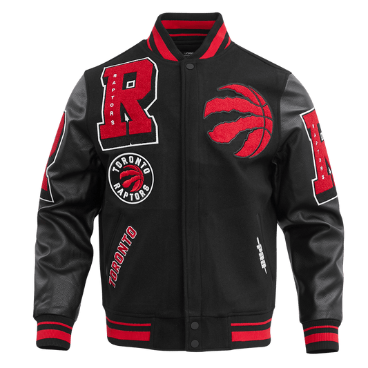 NBA TORONTO RAPTORS MASHUP WOOL VARSITY JACKET - Vox Leather