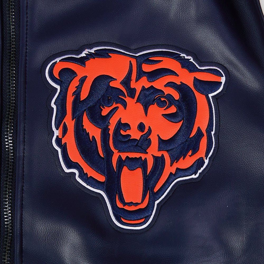 NFL Chicago Bears Best Of Men’s Leather Varsity Jacket - Vox Leather