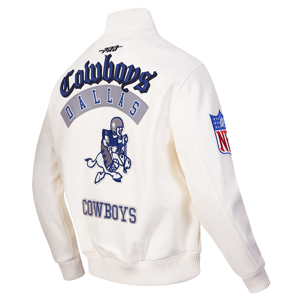 NFL Dallas Cowboys Best Of Men’s Leather Varsity Jacket - Rare Leather Order Now !!