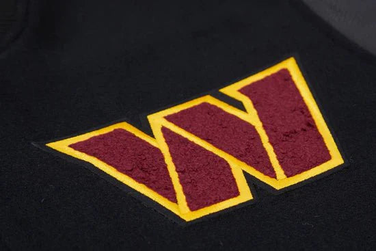 NFL Washington Commanders Classic Wool Men's Varsity Jacket - Rare Leather