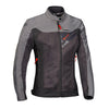 Orion - CE Certified Women's Riding Jacket (Anthracite/Grey/Red) - Vox Leather