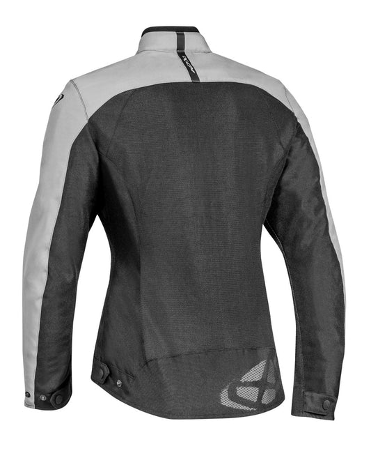 Orion - CE Certified Women's Riding Jacket (Black/Grey) - Vox Leather