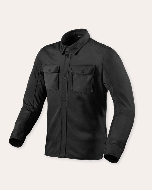 Overshirt Tracer Air 2 | Black - Vox Leather