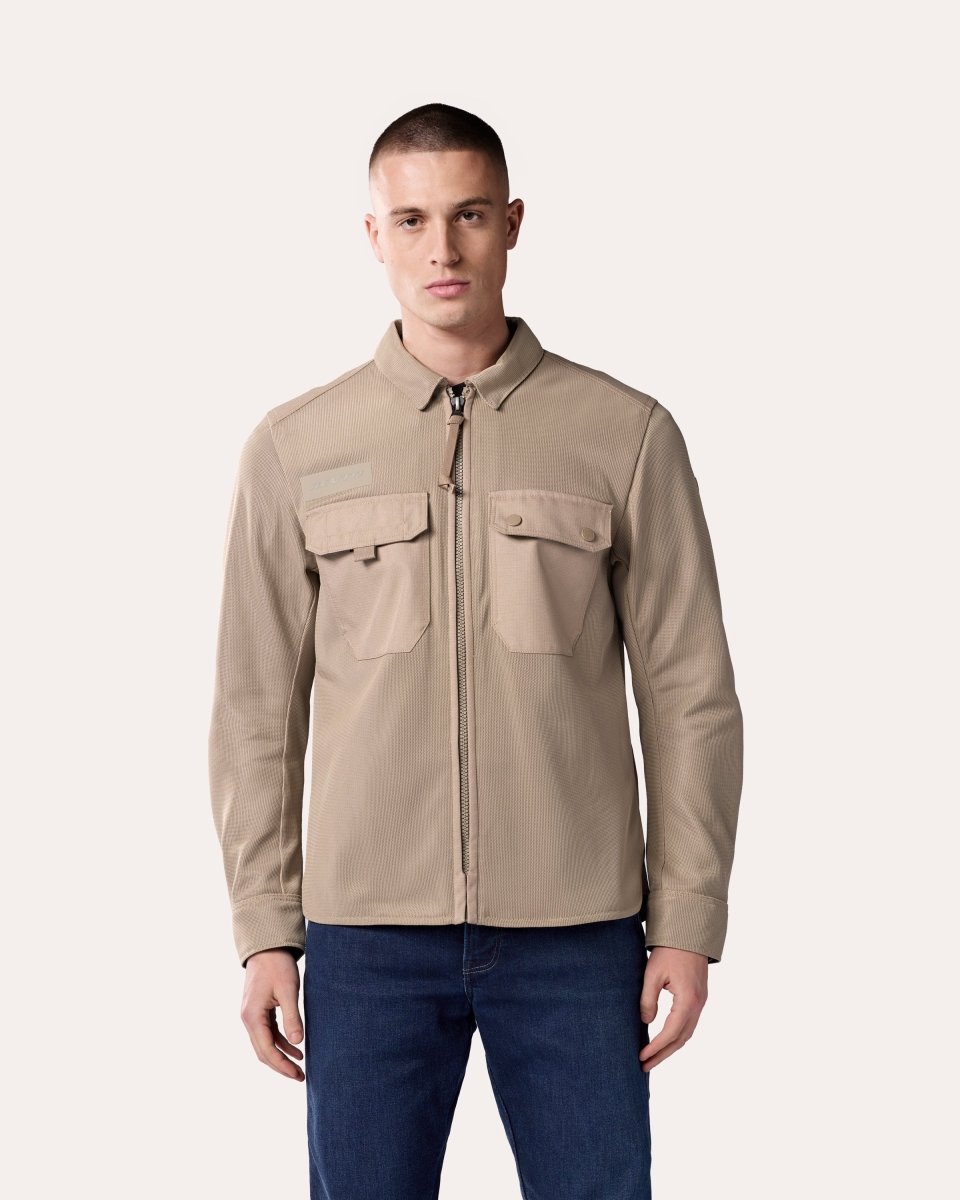 Overshirt Tracer Air 3 | Black - Vox Leather