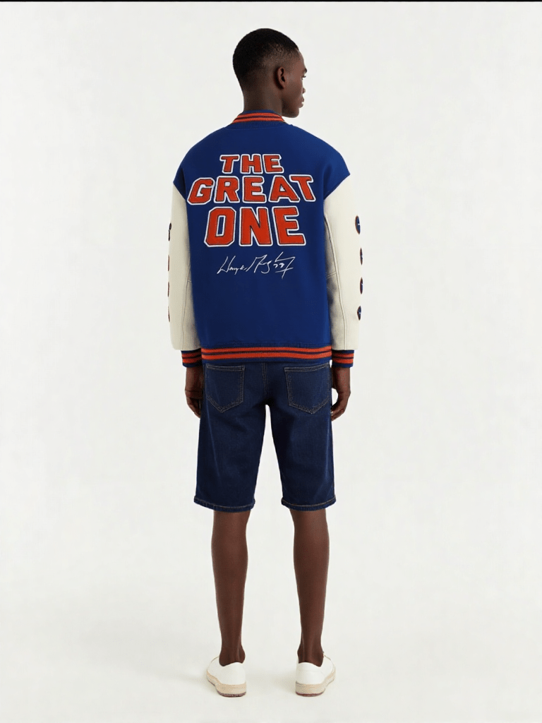 OVO Gretzky Varsity Jacket - Rare Leather