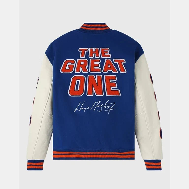 OVO Gretzky Varsity Jacket - Rare Leather