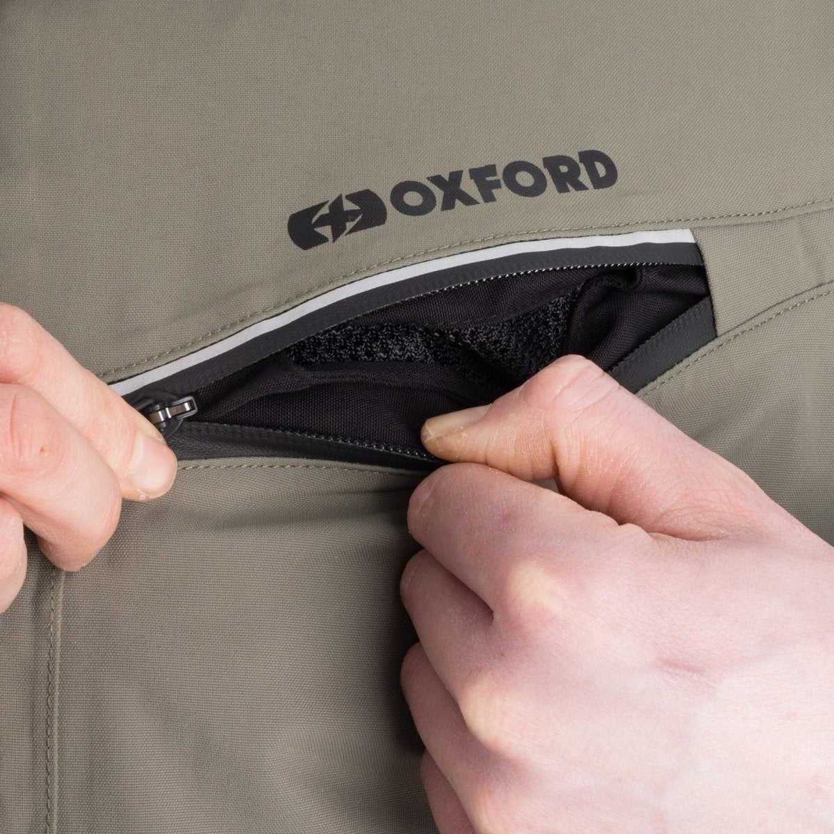 Oxford Mondial Street D2D MS Jkt Khaki - Vox Leather