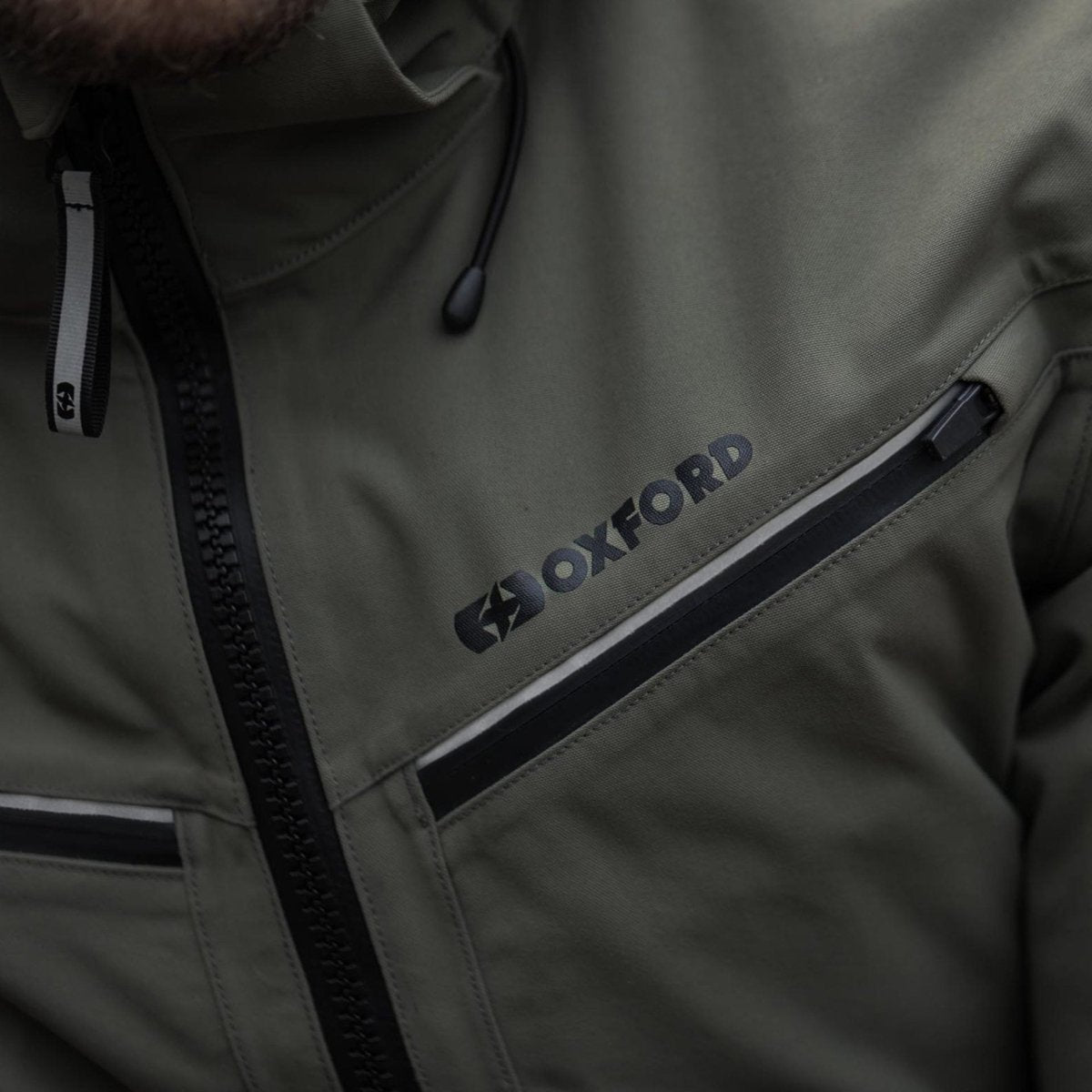 Oxford Mondial Street D2D MS Jkt Khaki - Vox Leather