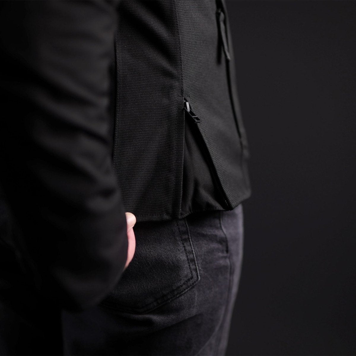 Oxford Mondial Street D2D WS Jacket Black - Vox Leather