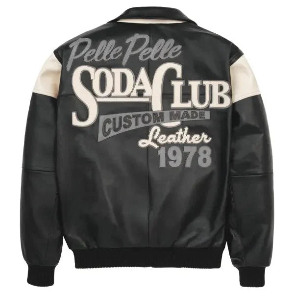 Pelle Pelle 78 Soda Club Plush Black Leather Jacket - Rare Leather