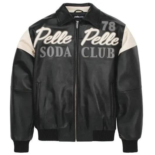 Pelle Pelle 78 Soda Club Plush Black Leather Jacket - Rare Leather