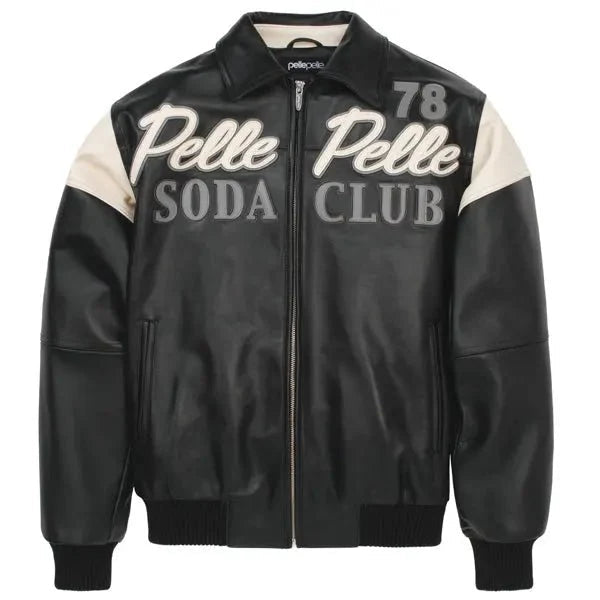 Pelle Pelle 78 Soda Club Plush Black Leather Jacket - Vox Leather