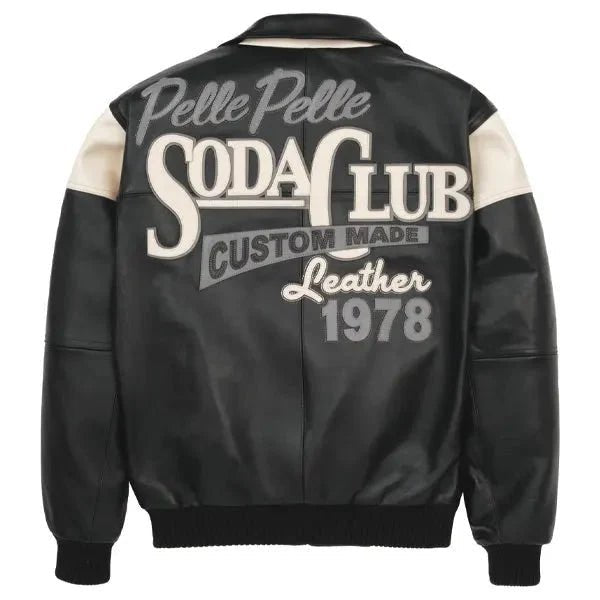 Pelle Pelle 78 Soda Club Plush Black Leather Jacket - Vox Leather