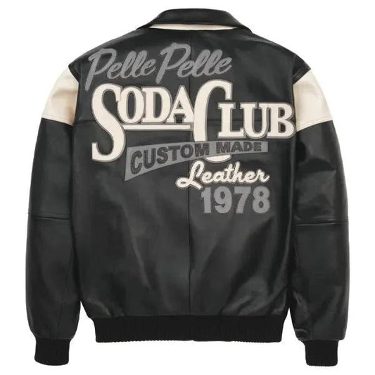 Pelle Pelle 78 Soda Club Plush Black Leather Jacket - Vox Leather