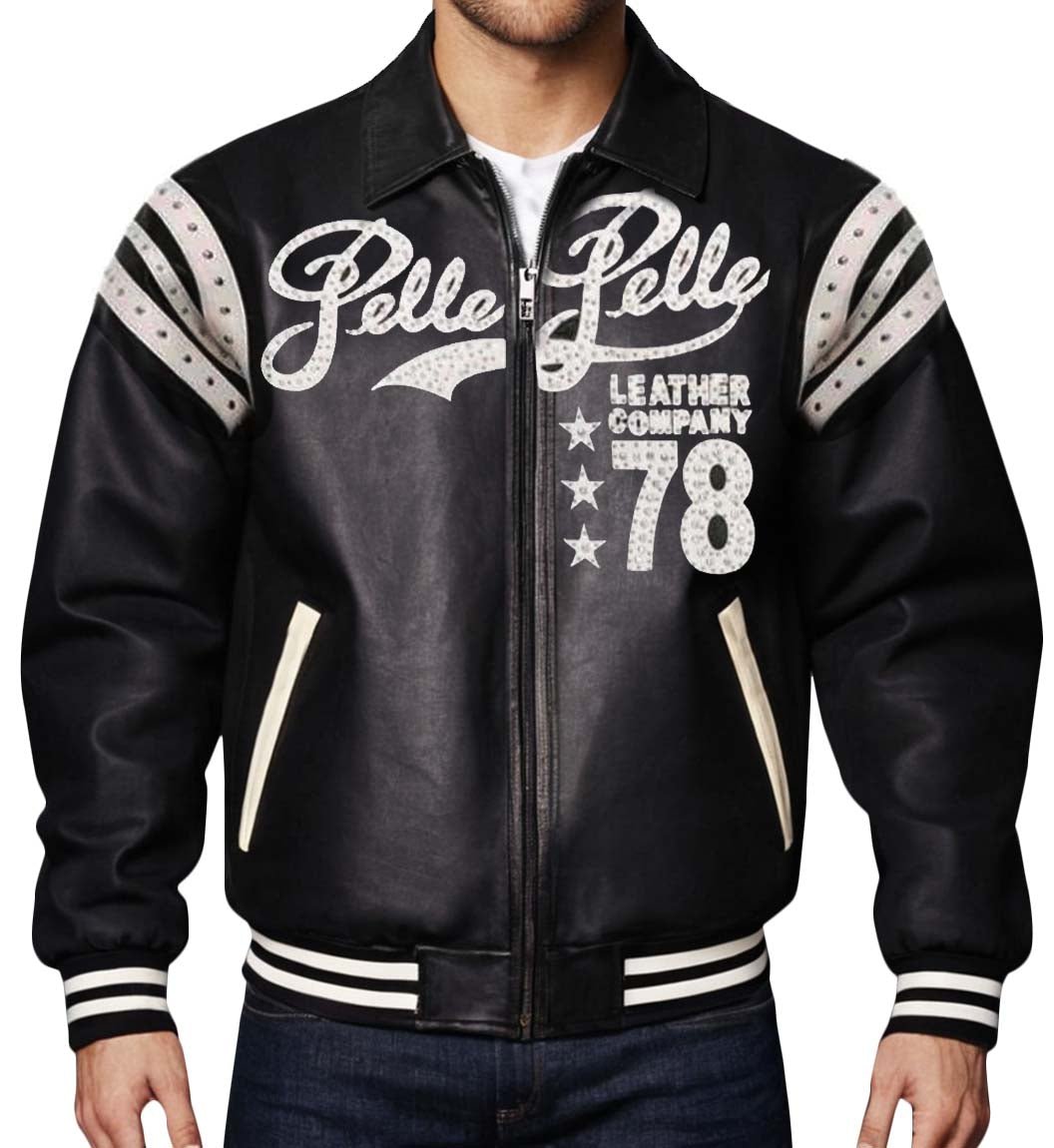 Pelle Pelle 78 Vintage Black Leather Jacket - Rare Leather Order Now !!