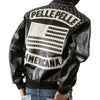 Pelle Pelle All American Heritage Series Black Men’s Jacket | PURE LEATHER JACKET - Rare Leather Order Now !!
