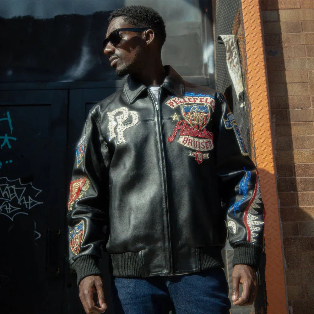 Pelle Pelle American Bruiser Plush Leather Jacket - Rare Leather