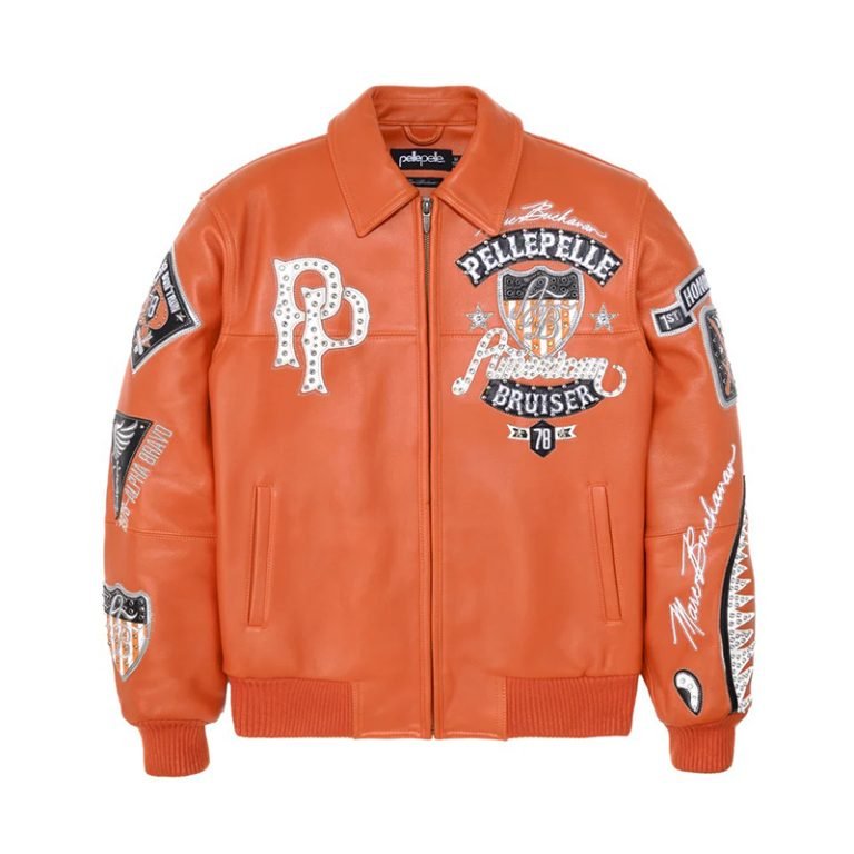 Pelle Pelle American Bruiser Plush Leather Jacket Pelle Pelle - Rare Leather Order Now !!
