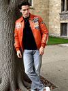 Pelle Pelle American Bruiser Plush Leather Jacket Pelle Pelle - Rare Leather Order Now !!