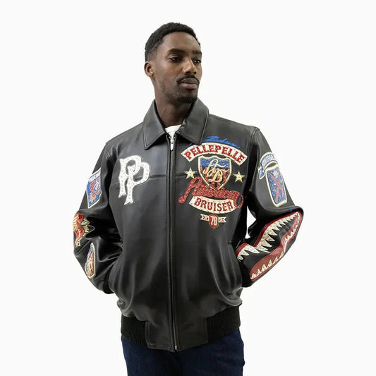 Pelle Pelle American Bruiser Plush Leather Jacket - Vox Leather