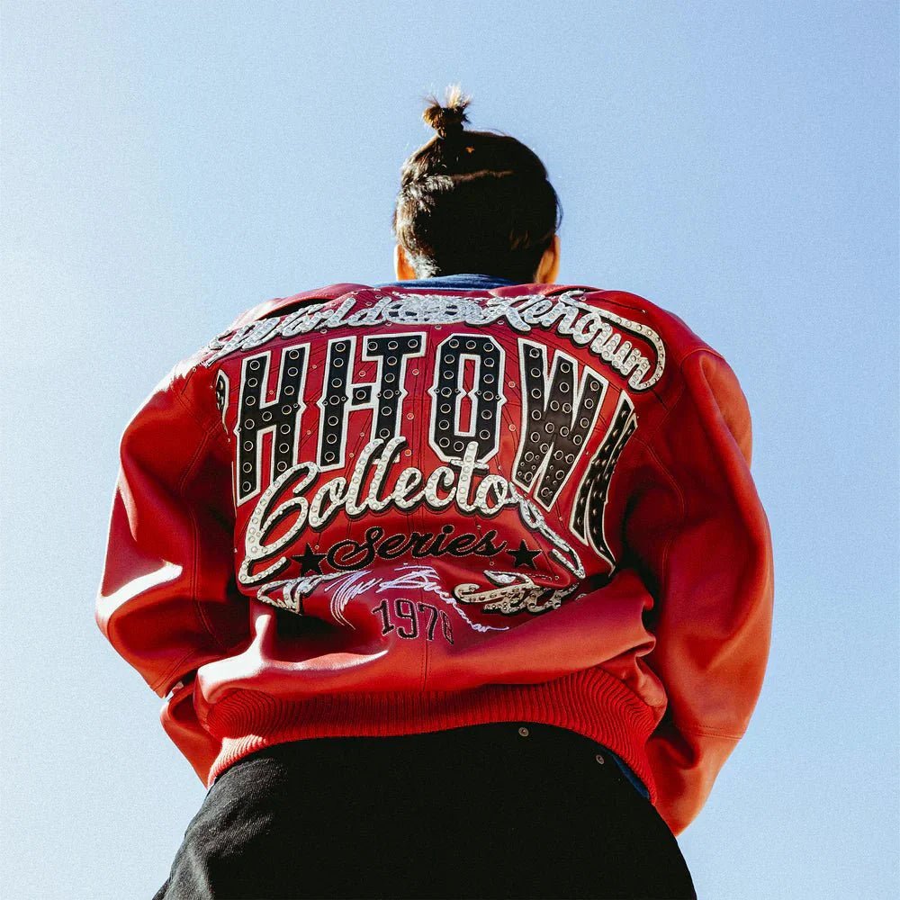 Pelle Pelle Chi-Town Red Leather Jacket - Vox Leather