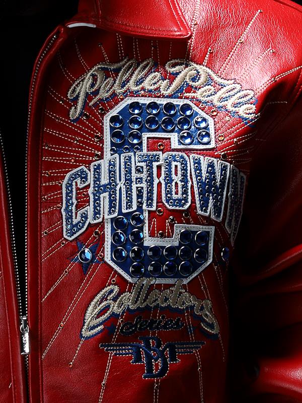 Pelle Pelle Chi-Town Red Leather Jacket - Vox Leather