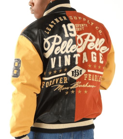 Pelle Pelle Forever Fearless Varsity Jacket - Vox Leather