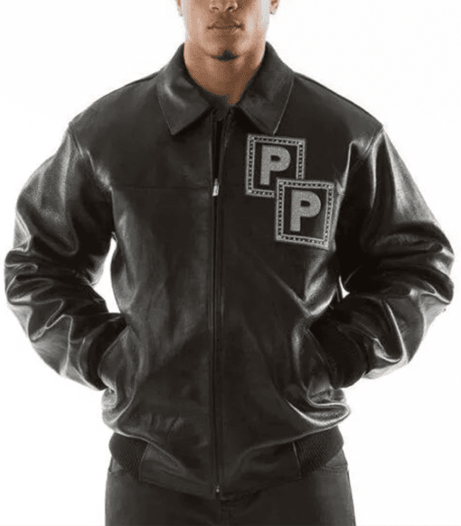 Pelle Pelle Jeweled Leather Jacket | PURE LEATHER JACKET - Vox Leather