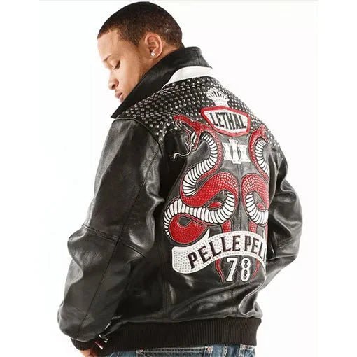 Pelle Pelle Lethal 78 Men’s Black Pure Leather Jacket - Vox Leather