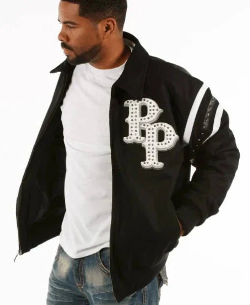 Pelle Pelle Mens Black Detroit City Jacket - Vox Leather